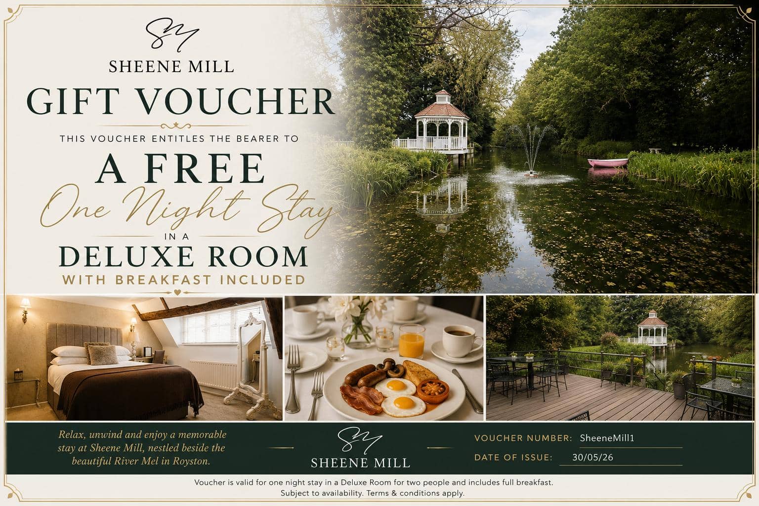 Deluxe room voucher